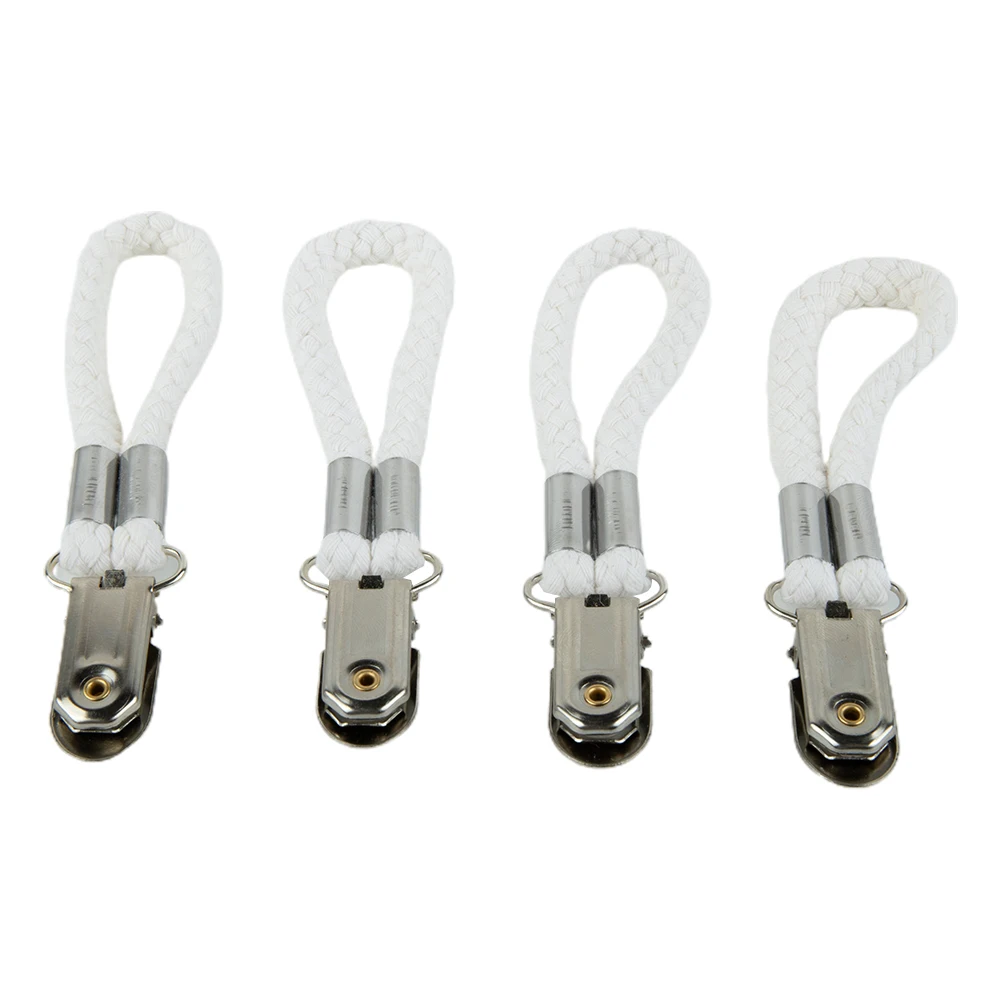 

Cotton Rope Towel Clips But Also For Pet Towels Gloves 13*2.5*1cm 8pcs Stainless Steel White Brand New Durable