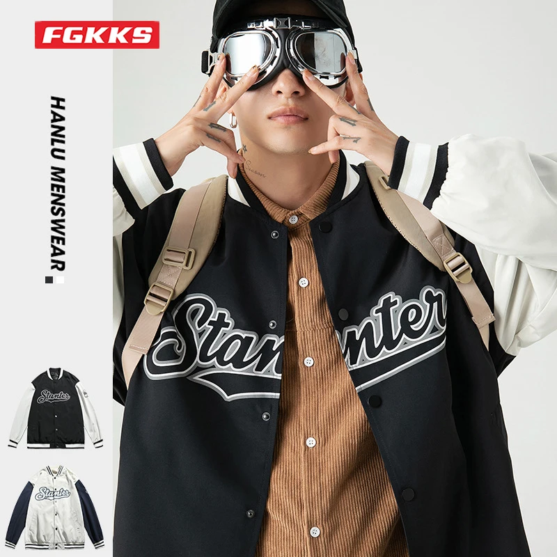 

Hip Hop Baseball Jacket Men Women Embroidery Jacket Letter Streetwear Jacket Fashion Spring Autumn Vintage Baseball Windbreaker
