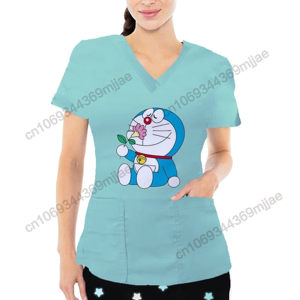 

Pocket V-Neck Comfort Korean Y2k Tops Crop Top for Women Graphic T Shirts Womens Clothing Tshirts Woman Tshirt Women's T-shirt