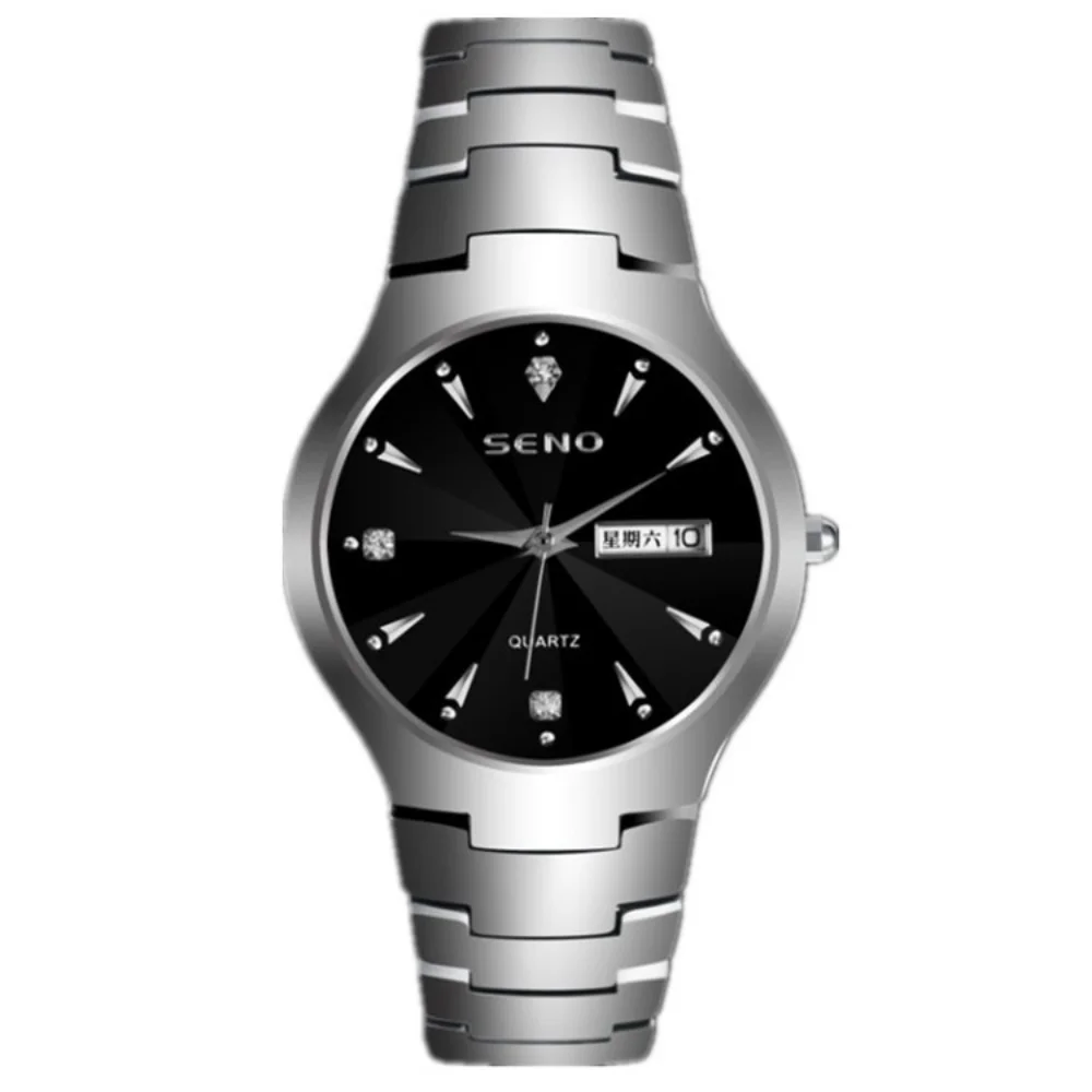 Burst Quartz Watch Double Calendar Women's Waterproof Watch