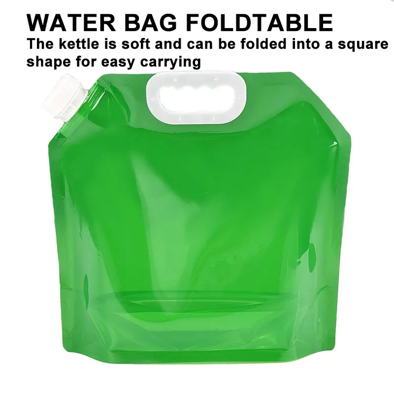 Складной спортивный походный чайник утолщенный устойчивый к царапинам 5 л