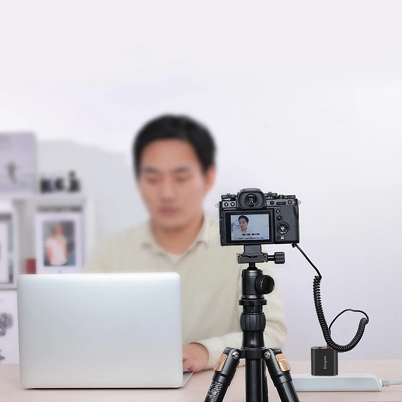 

For X-T200 X-A2 X-A3 X-A5 X-A7 X-100F Camera NP-W126S Dummy Battery Replacement with Type-C Spring Power Adapter Cable