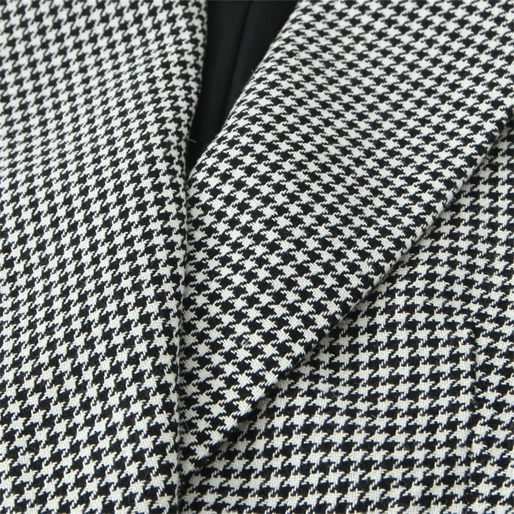 Осень/зима 2023 новый продукт темпераментное женское элитное черно-белое пальто с