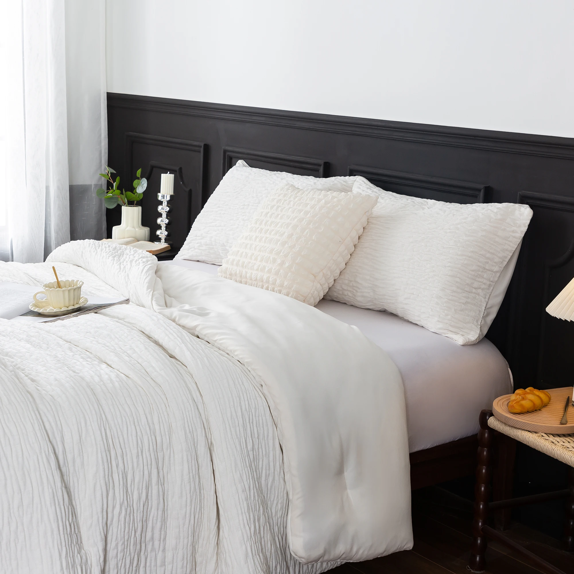 Современные роскошные текстурированные двухсторонние синельные хлопковые