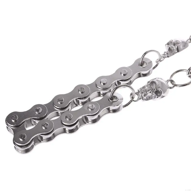 Фото K1Me Punk Punt Chans Chains Fashion Rock Jeans Accessesure Men Hip Hop Skull Penden №2