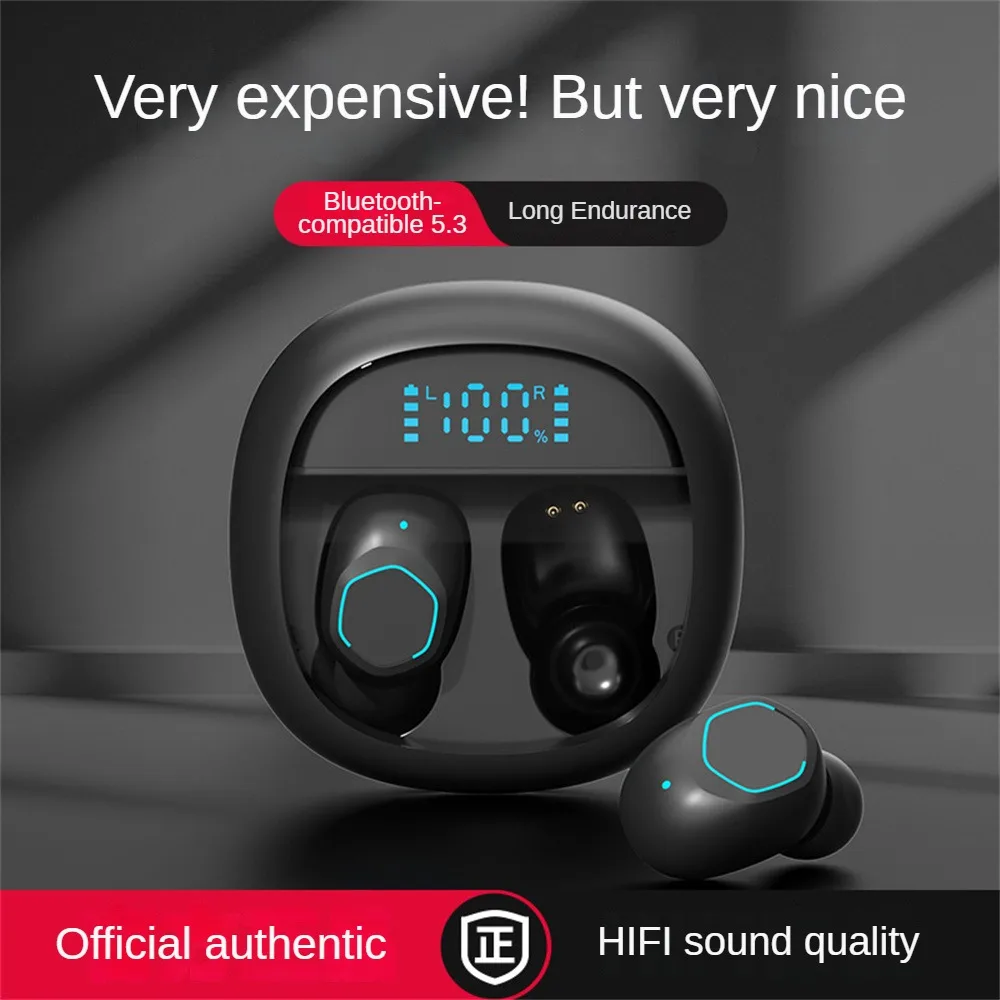 

Touch Control Headset Distance About 10 Meters Extra Long Range Easy To Wear Reduce Distortion Rate Mini And Compact Earphone