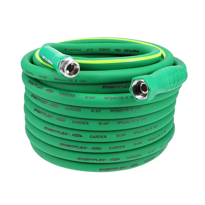 

® Garden Hose, 5/8" x 75', 3/4" - 11 1/2 GHT Fittings, Hybrid Blend, Green