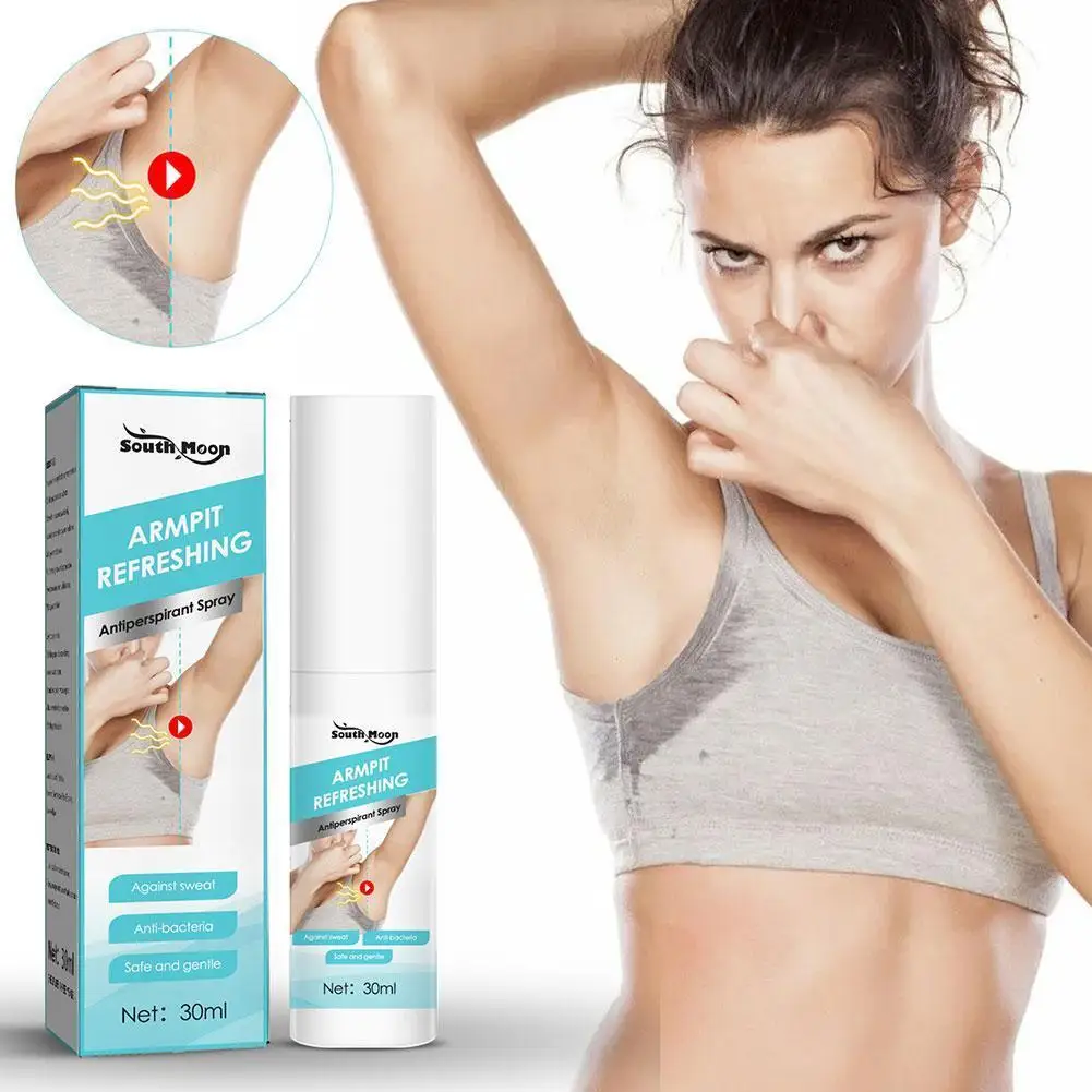 

30ml Underarm Odor Deodorant Fragrance Spray Natural Plant Antiperspirant Removes Body Odor Armpit Odor Deodorant Essence