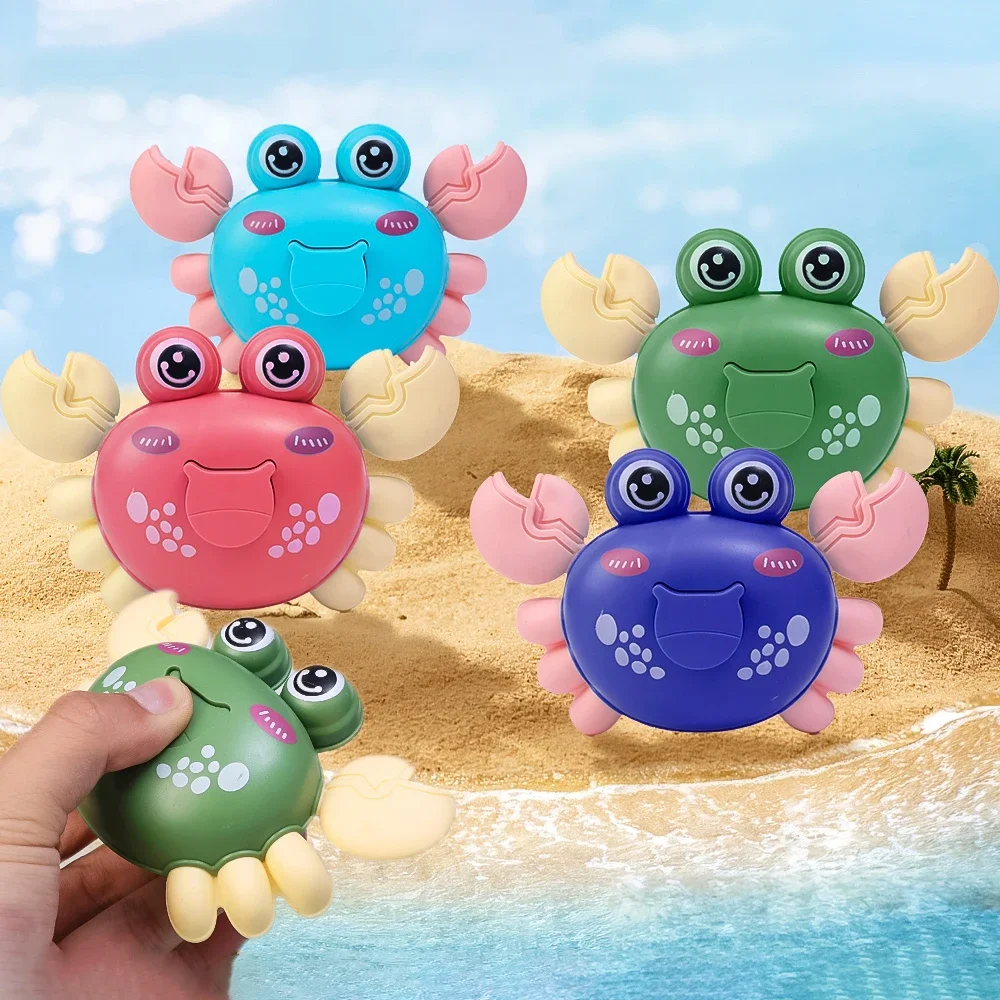 Мини-пресс ползающий краб детская развивающая игрушечная машинка обучающая для