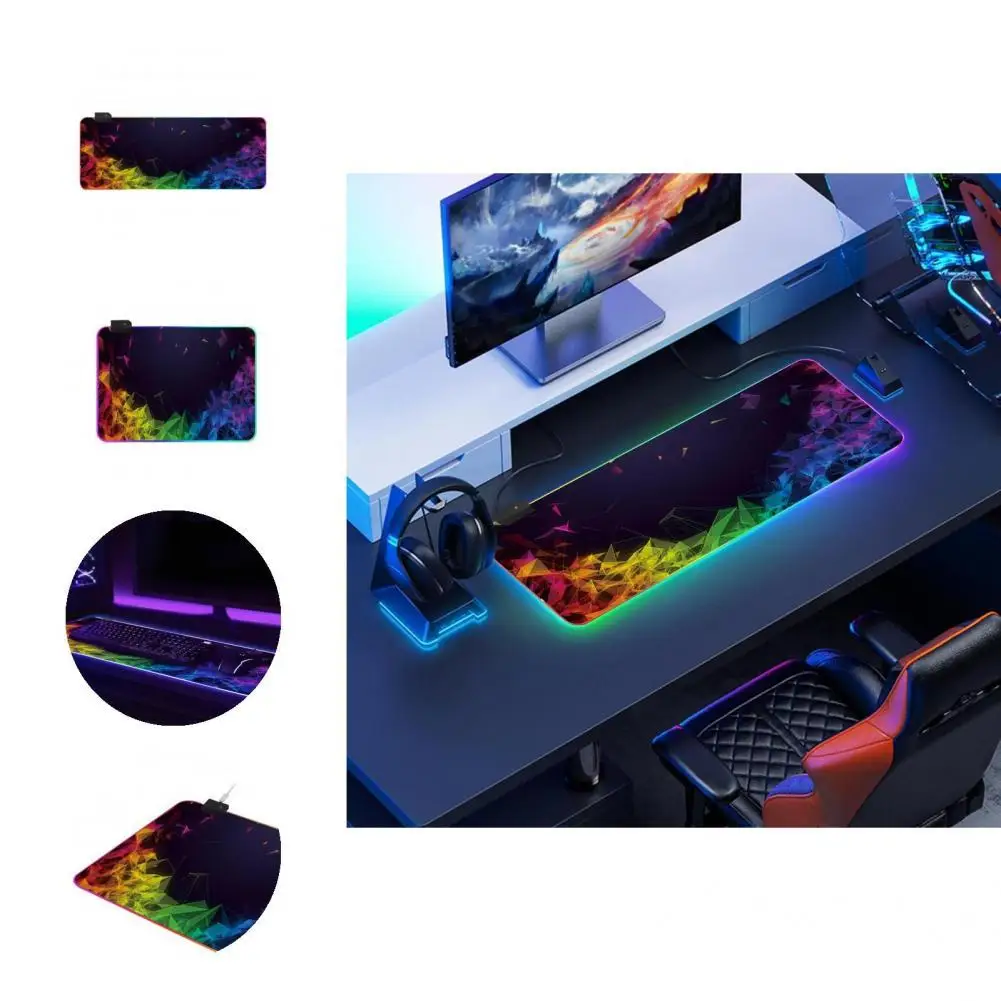 

Convenient LED Mousepad Thickened Durable LED Mouse Pad Anti-slip Computer Mouse Pad for Gamer LED Mouse Cushion