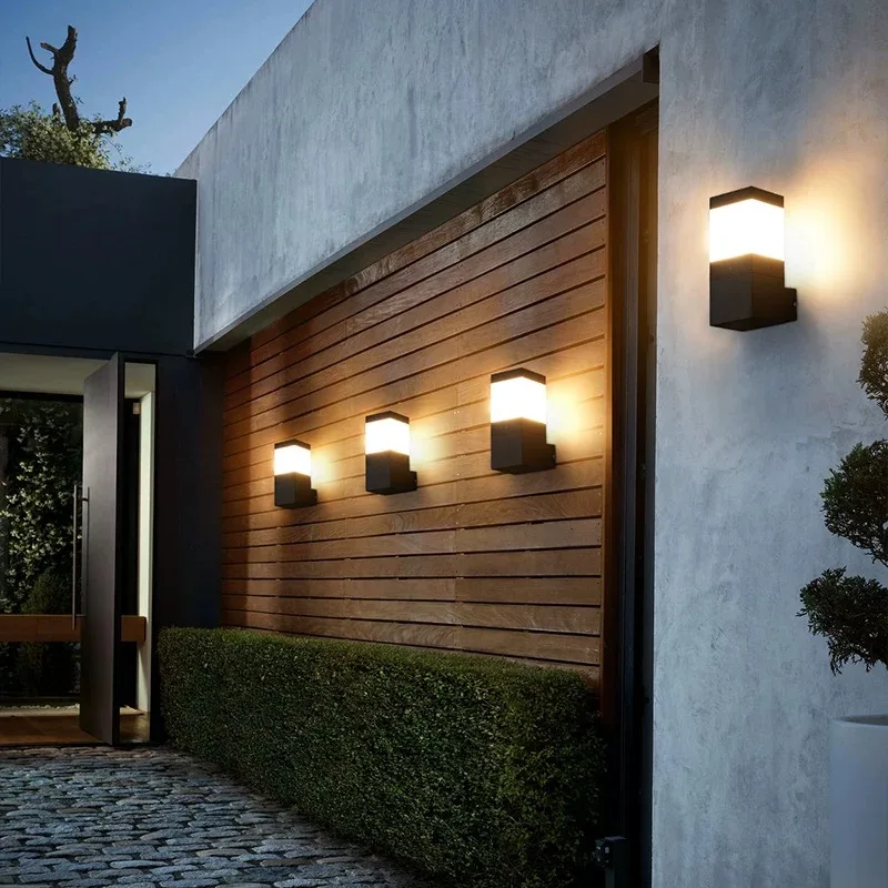 Современная настенная лампа для улицы помещения виллы патио ворот гостиной