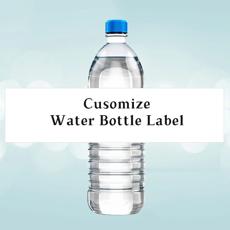 30pcs/50pcs Cusomize Water Bottle Label Water Bottle Wrapper