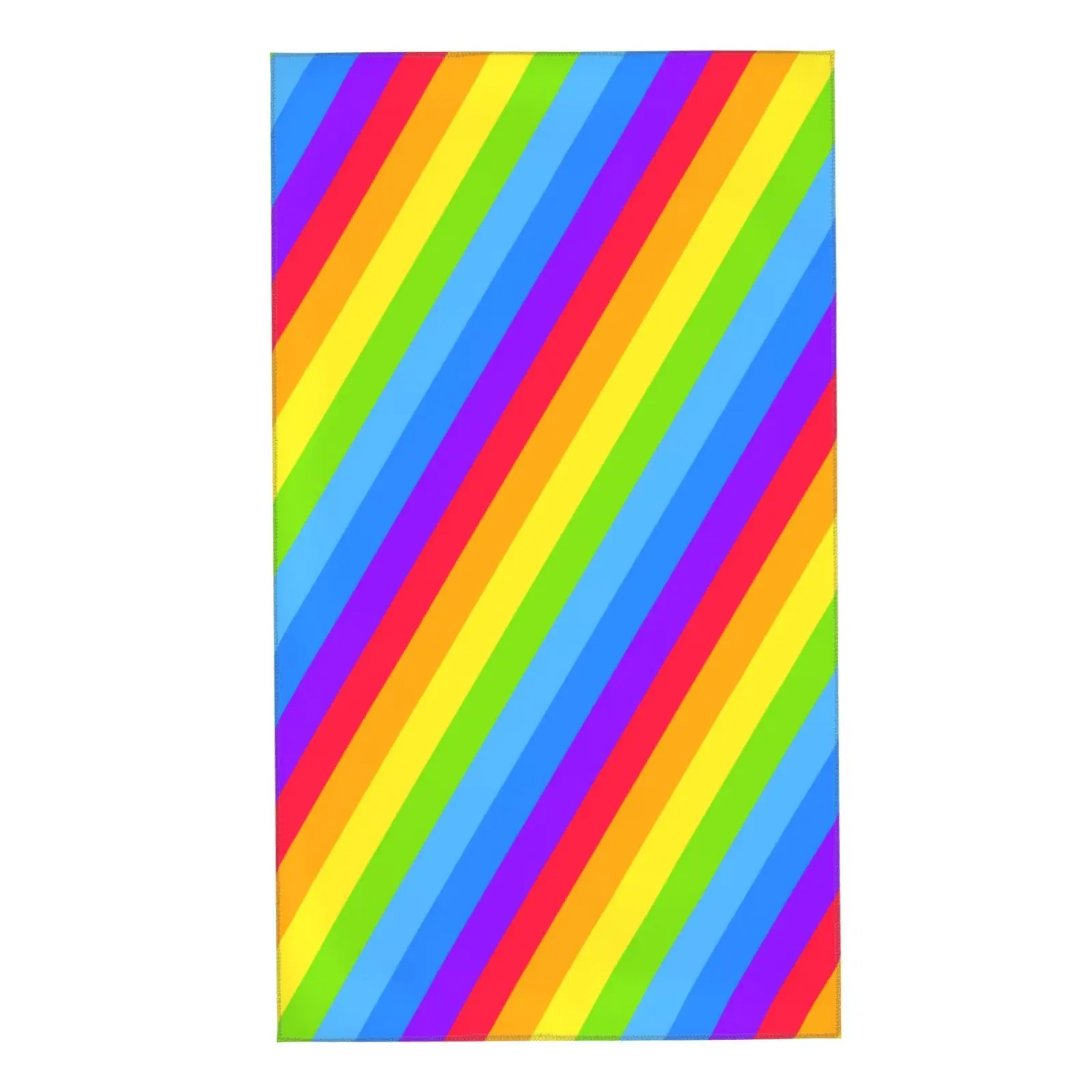 Face Towel wavy LGBT flag bright rainbow geometric striped Soft Bath Hotel Spa Gym Sport Hand Towelstoallas baño ハンドタオル