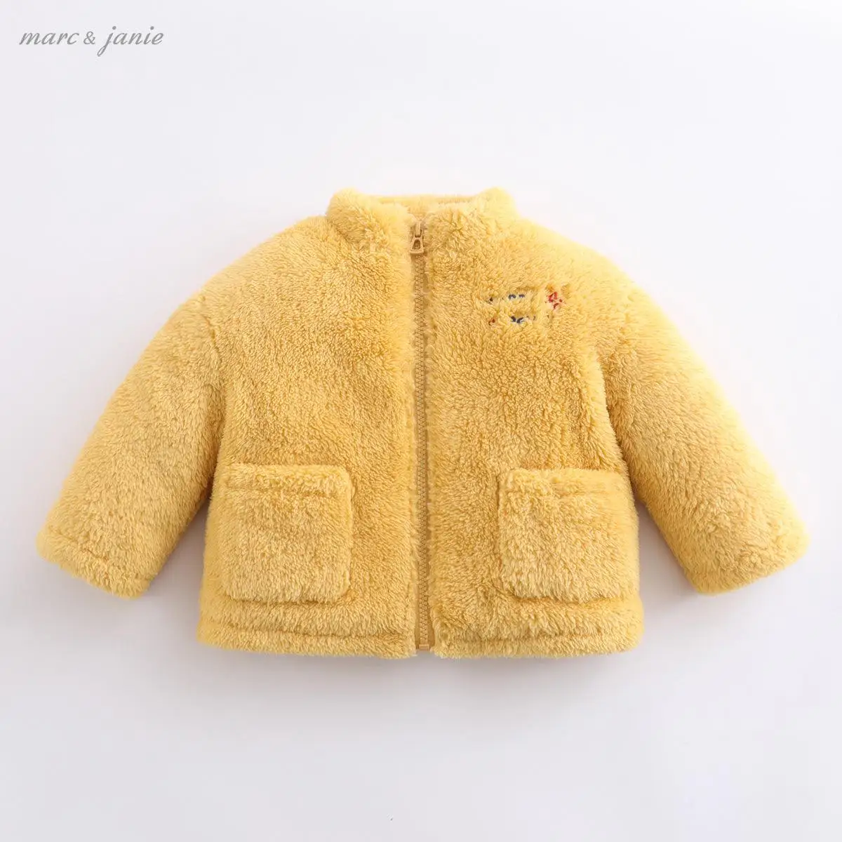 

MARC&JANIE Girls Boys Autumn Winter Shu Velvet Jacket 213175