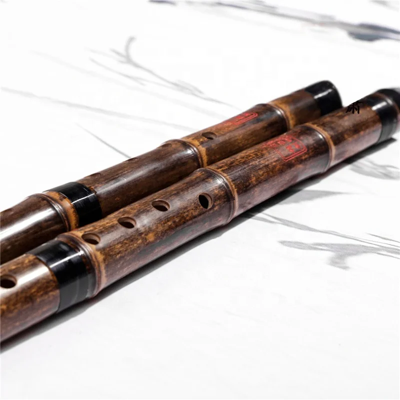 Вертикальная бамбуковая канавка с 8 отверстиями Xiao точный цветной стол G / F ключ