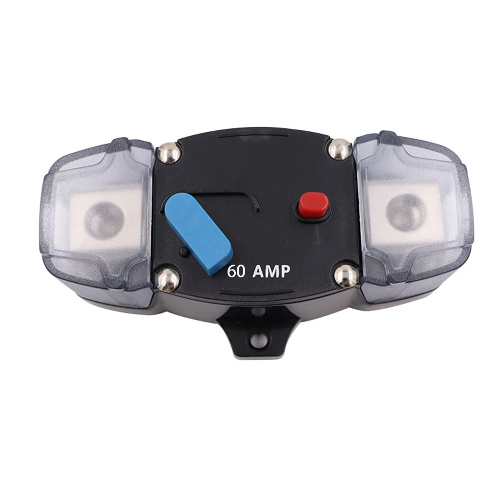 50A-300A Circuit Breaker Portable Resettable Short-circuit Protection Automobile Truck Security Fuse Accessories
