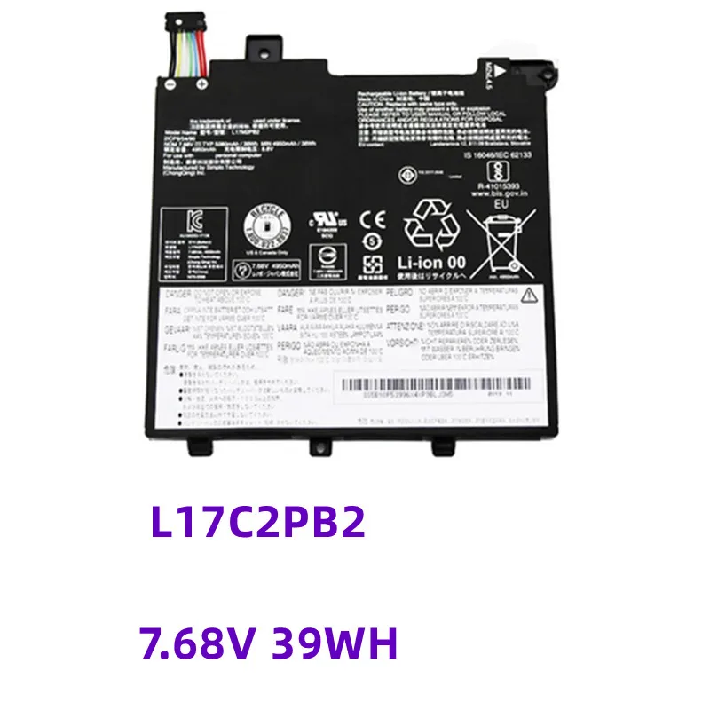 

New Laptop Battery 7.68V 39WH L17C2PB2 L17C2PB1 L17M2PB1 L17M2PB2 L17L2PB1 L17L2PB2 For Lenovo V330-14ARR V130-14IGM 14IKB