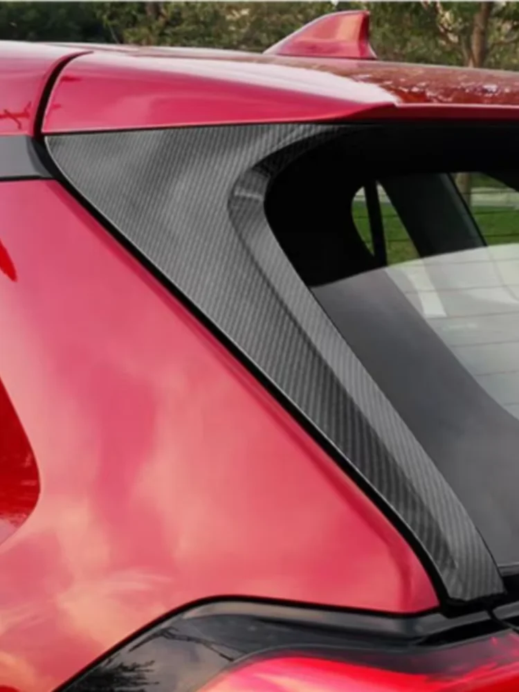 Фото Подходит для Toyota RAV4 2019-2023 автомобильная наклейка для бровей, задний задний спойлер, боковой треугольный молдинг, накладка на окно, 2 шт. №4