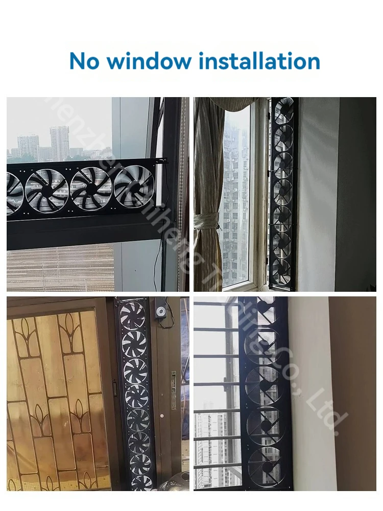 Бытовой бесшумный вытяжной вентилятор неперфорированный для окна эффективный