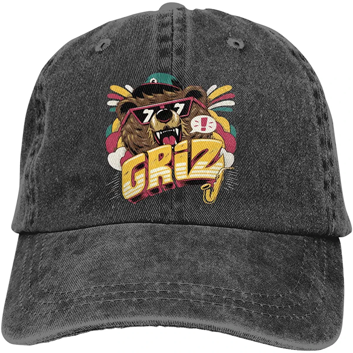 

Griz Casquette Cap Vintage Adjustable Unisex Baseball Hat