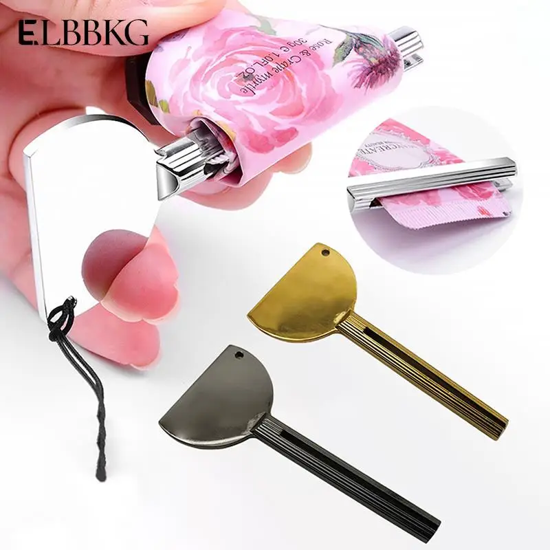 

Stainless Steel Tube Toothpaste Squeezer Key Wringer Easy Squeeze Tools Bathroom Accessories Set Toothpaste Dispenser Rolling