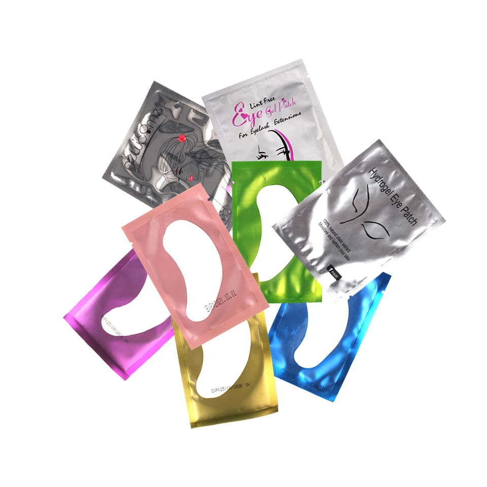 

NEWCOME 50/100/200Pcs/Bag High Quality Lint Free Eye Pads Eyelash Extension Eye Gels Patches Eyelash Hydro Gels for Makeup Tools