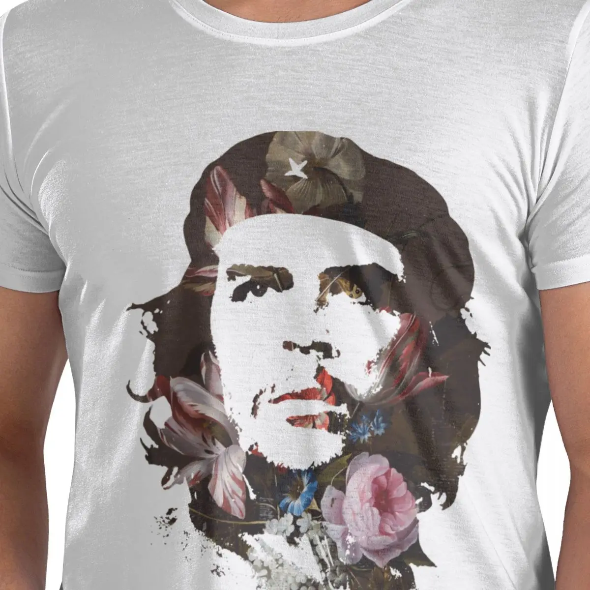 Женская и мужская Повседневная футболка из 100% хлопка с круглым вырезом