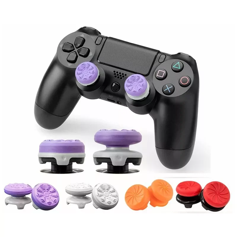 

pair Thumb Grips For Ps5 Playstation 5 For PS4 Controller FPS Joystick Cover Extenders Caps For PlayStation4 Ps4 Accessories