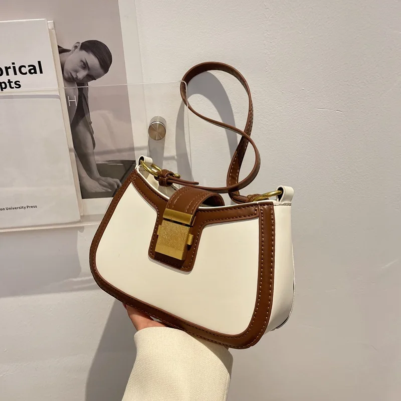 

Panelled Small Flap Shoulder Bags for Women Summer Brand Designer Crossbody Women's Bag 2022 Trend New Casual Female Handbags