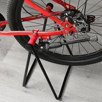 good triangular vertical parking rack easy to operate adjustment knob durable bicycle stand mountain bike support