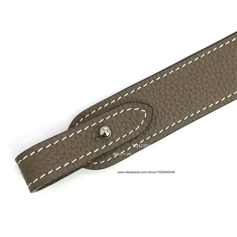 30mm Togo Leather Shoulder Strap For Bag Replaceable shoulderstrap removable bag strap