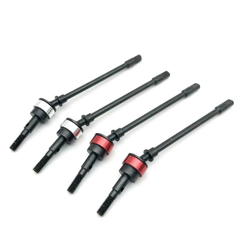 

1Pair Stainless Steel Cvd Drive Shaft Front Axle Rc Parts for Axial Scx10 Crawler Rc Car