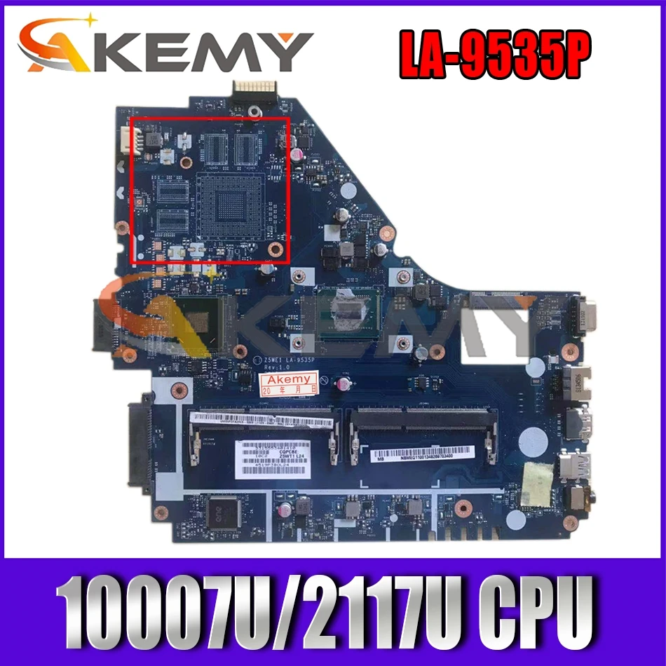 (Бесплатная доставка) Материнская плата Z5WE1 для ноутбука ACER LA-9535P E1-530 E1-570 с HM77