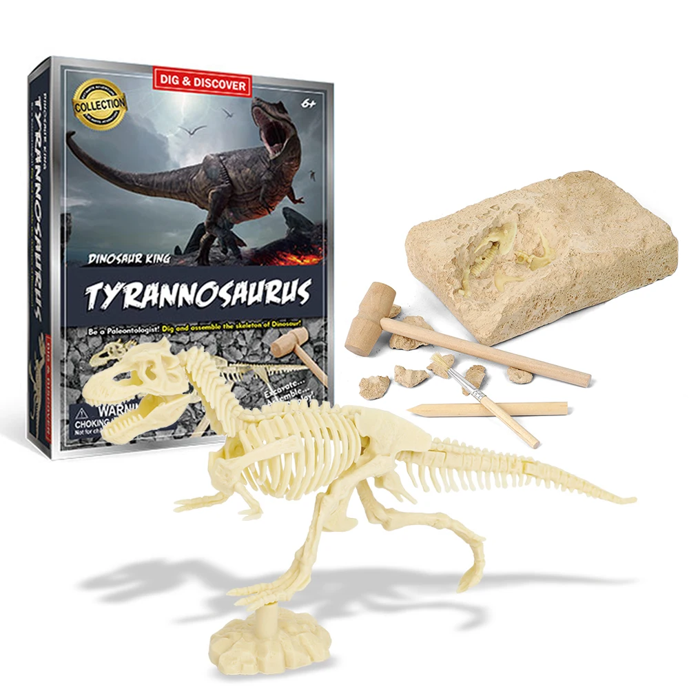 Динозавр ископаемый дневной свет обучение Археология Изысканная игрушка