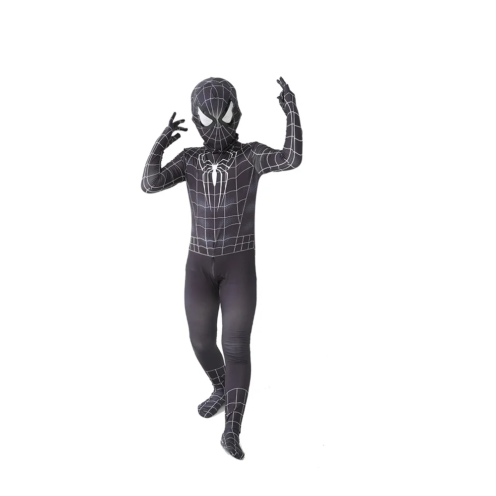 New Miles Morales Far From Home Spiderman Cosplay Costume Peter Parker Zentai Costume Superhero Bodysuit For Children Spandex images - 6