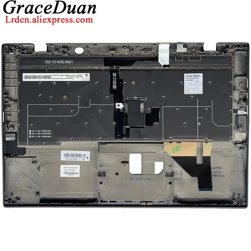 TH Тайский черный верхний чехол для клавиатуры упор рук Lenovo Thinkpad X1 Carbon 3rd Gen3 G3 00HN979