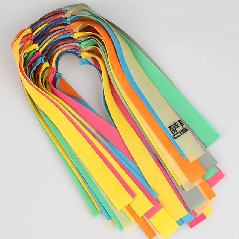 Мощная резиновая плоская эластичная лента для рогатки катапульты Латексная