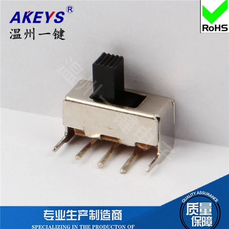 10 шт. SS-12F23 1P2T 3-контактная высота ручки 4/5 мм скользящий переключатель с 2