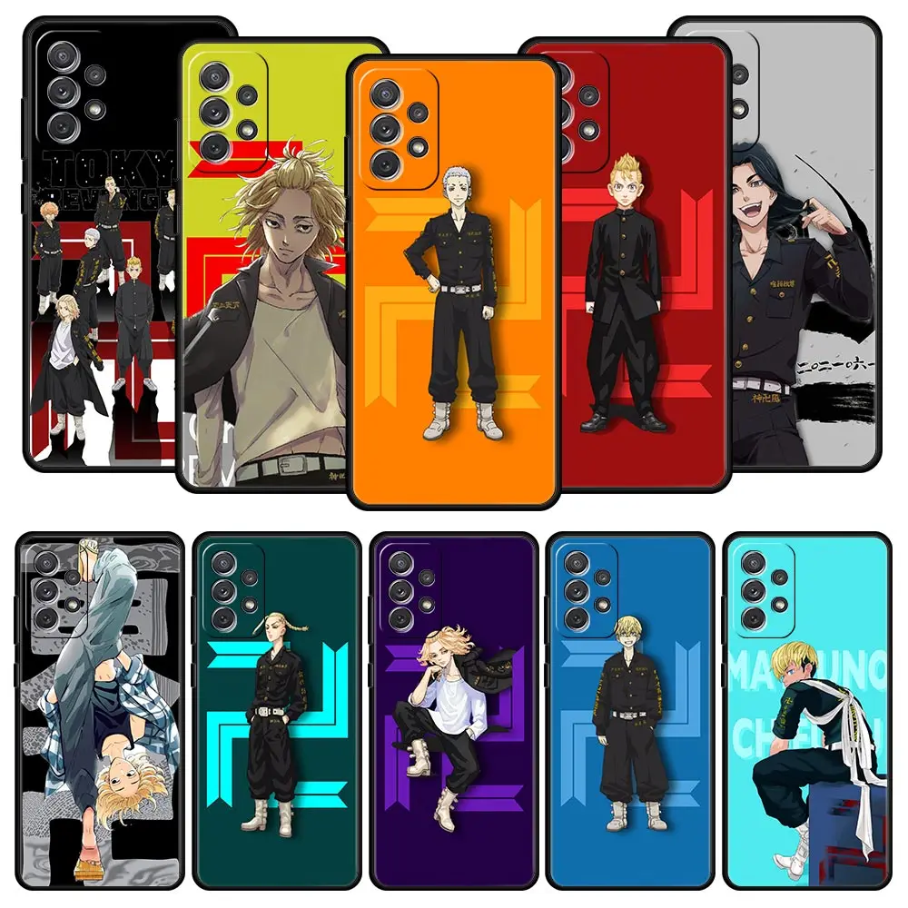 

Phone Case For Samsung Galaxy A51 A71 A41 A31 A21S A11 A01 A03S A12 A32 A52 A22 A13 A23 A33 A53 A73 5G Tokyo Revengers Avengers