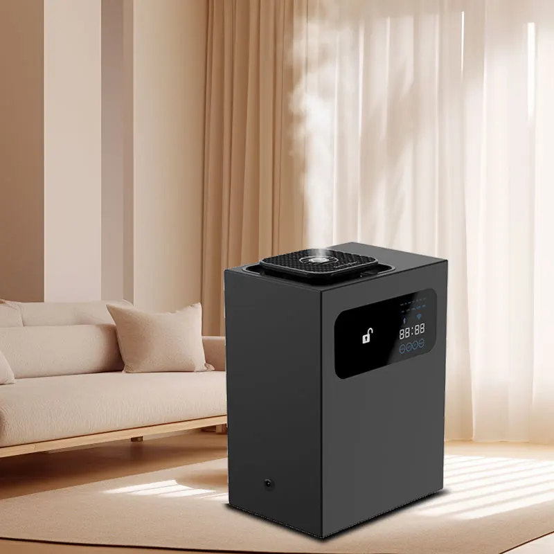 Фото Обе Bluetooth и Wi-Fi управление 600cbm Безводный диффузор аромата воздуха Машина для отеля Hvac Smart Fragrance Ароматический диффузор масла №2