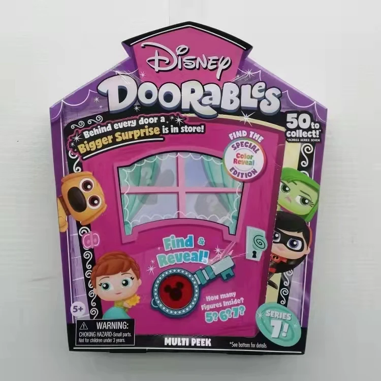Оригинальные игрушки-модели принцессы и лягушки Disney Doorables UP Out Красавица Чудовище