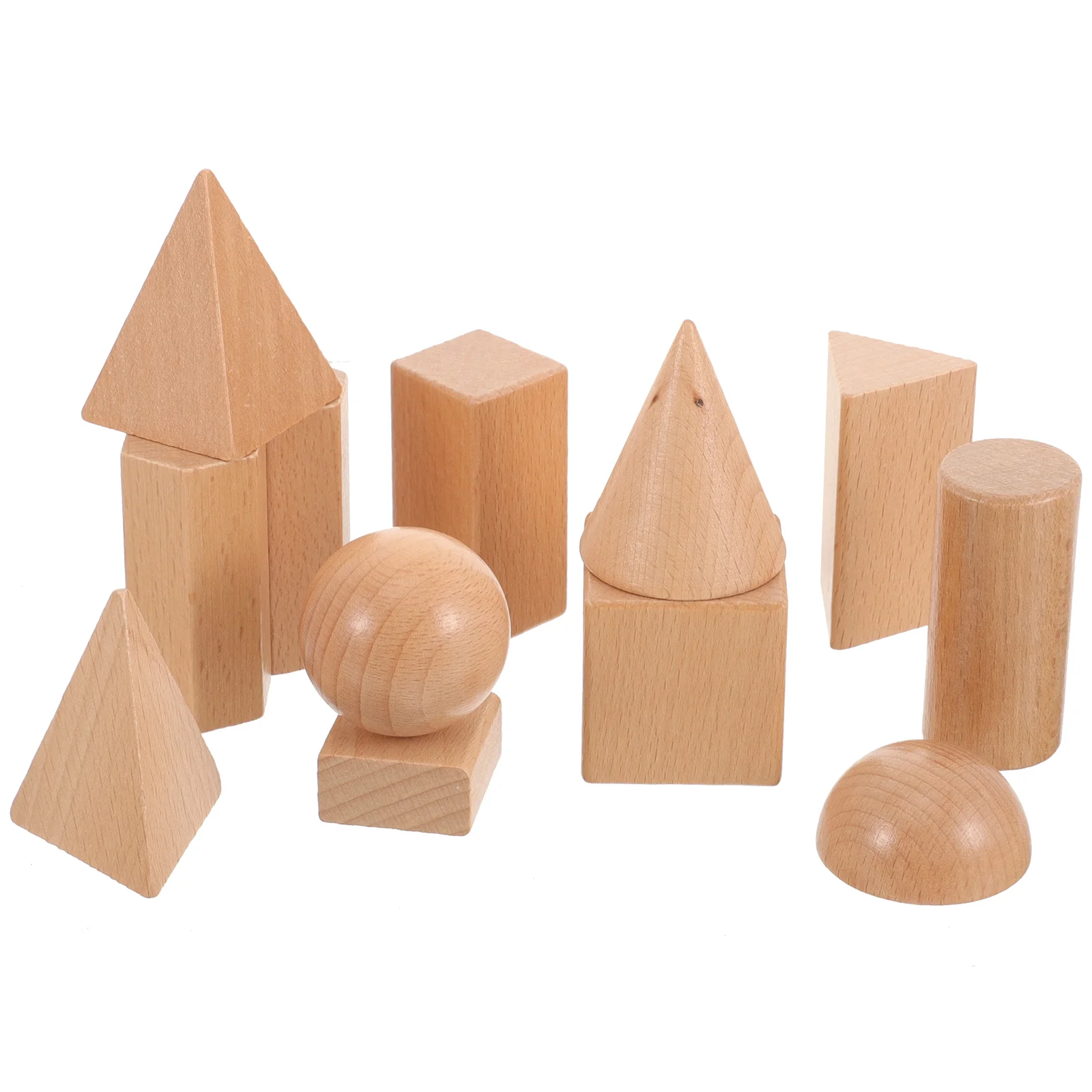 

Geometric Model Educational Toys Interesting Learning Three-dimensional Household Matching Wood Blocks 3d Preschool Kids Supply