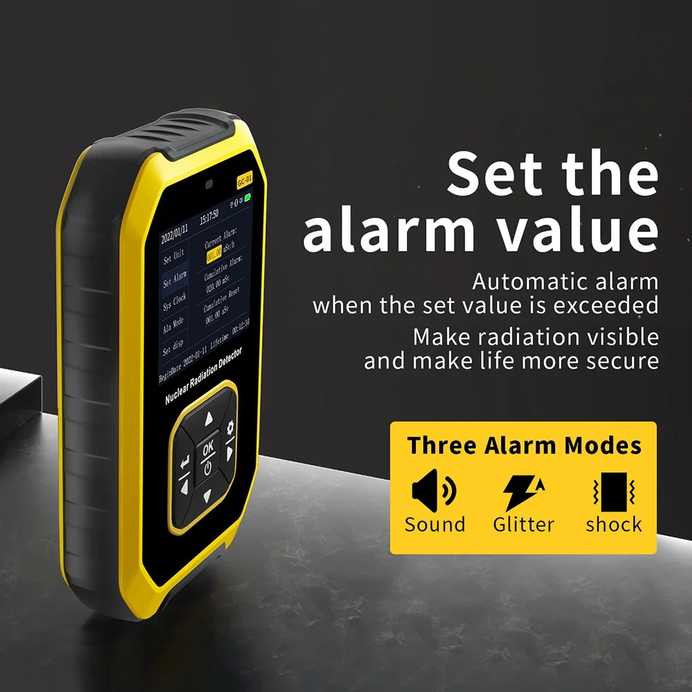 Для FNIRSI GC-01 счетчик Гейгера детектор ядерного излучения персональный дозы X Γ Ray Β