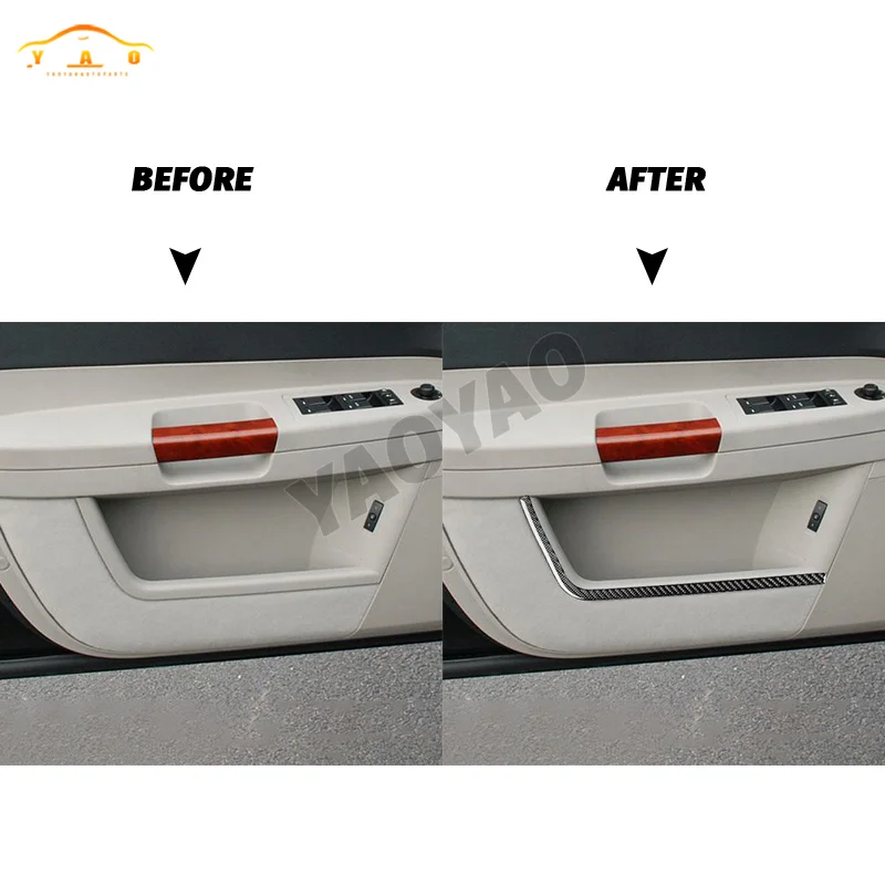 Фото Автомобильная наклейка для Chrysler 300 300C 2005 2006 2007 2008 2009 2010, полоса для защиты дверей автомобиля, аксессуары для внутренней отделки №3