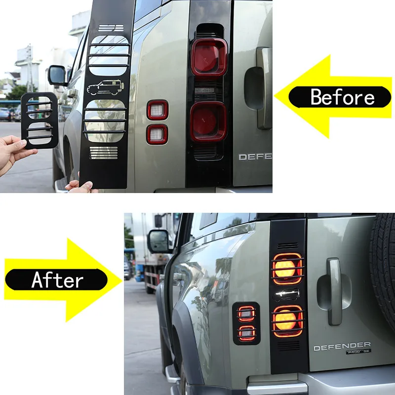 Для Land Rover Defender 110 2020-2024 Автомобильная Задняя Тормозная лампа широкий индикатор