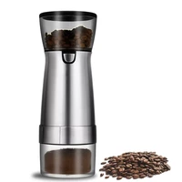 usb rechargeable coffee grinder stainless steel professional coffee bean mill machine for nuts beans spices grains pepper