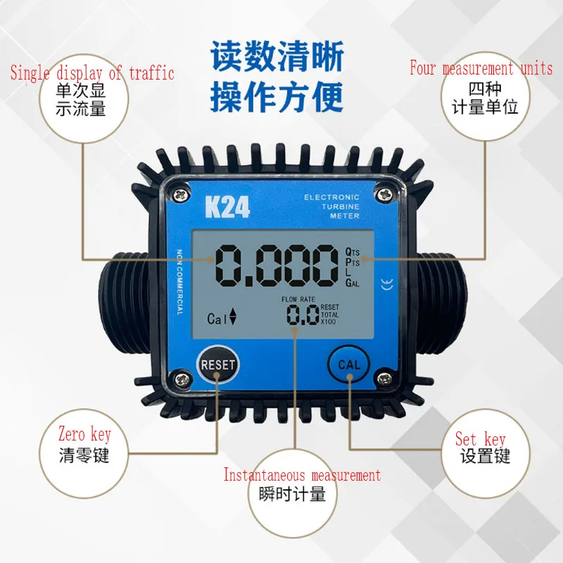 4 точечный 6 Пластик потока мочевины электронный цифровой измеритель Шестерни PSA