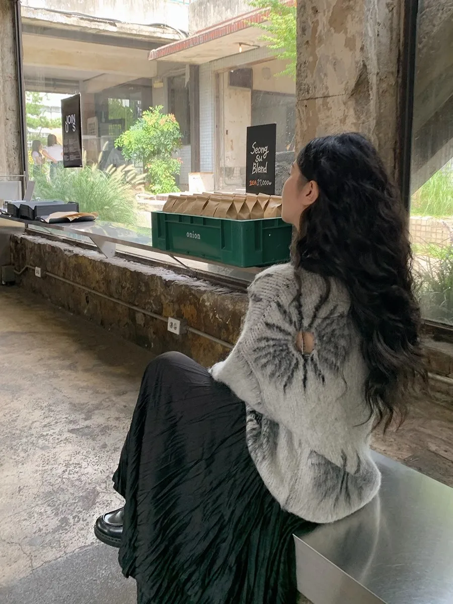 Винтажные осенние свитера с круглым вырезом уютный высококачественный пуловер в