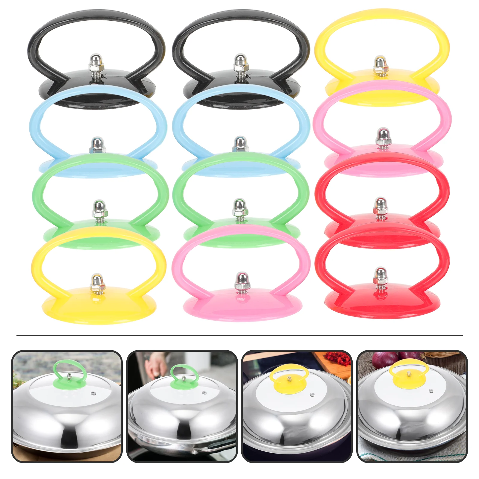 

Lid Pot Knob Knobs Handle Replacement Cover Pan Saucepan Handles Cookware Universal Holding Stand Cooking Grip Kettle Handgrip