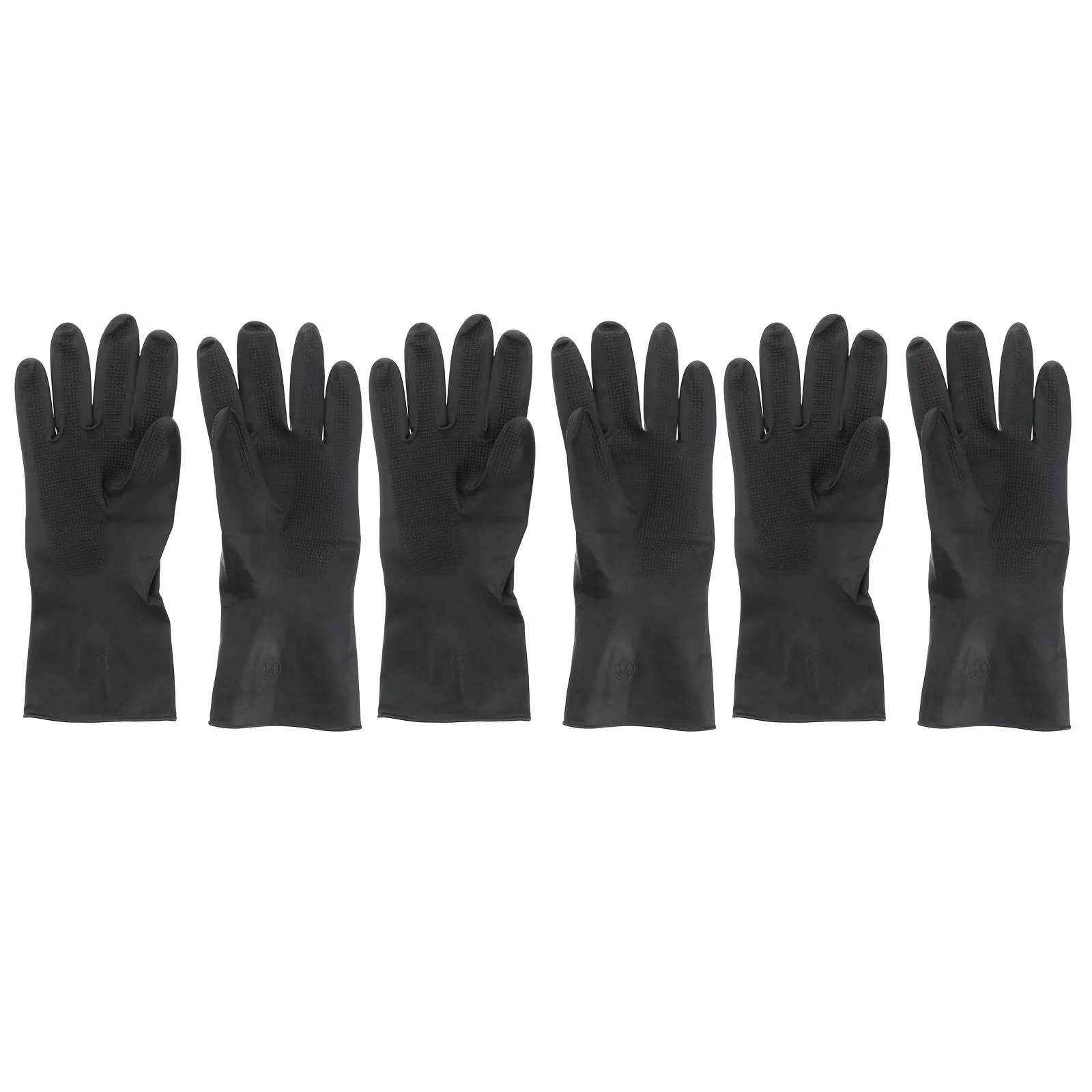 

Gloves Hair Coloring Salon Dying Supplies Barber Rubber Dye Color Black Reusable Accessories Hand Styling Glove Large Women